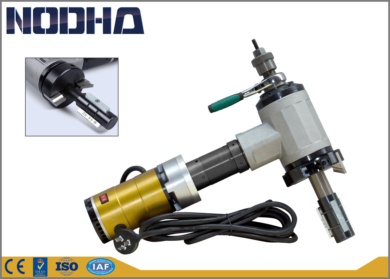 Spannbereich der leichtes elektrisches Rohr-Vorbereitungsmaschinen-40-110mm 